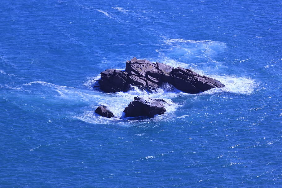 portuguese, cape roca, sea, nature, coastline, blue, rock - Object, HD wallpaper