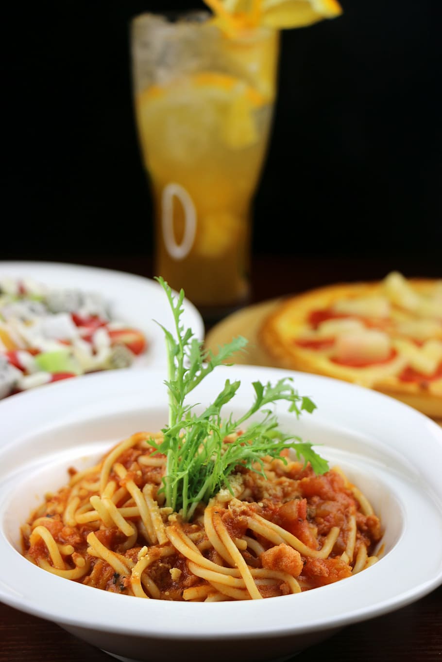 pasta, western, meat surface, food, meal, dinner, gourmet, lunch HD wallpaper