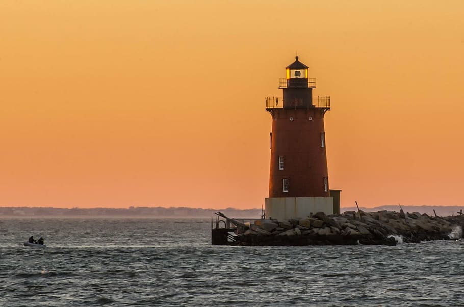 Maiden Tower, Istanbul Turkey, lighthouse, delaware, breakwater east end, HD wallpaper