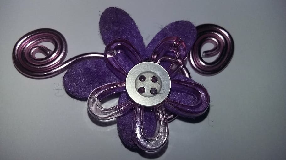 flower, decoration, button, diy, crafts, artistic, homemade HD wallpaper