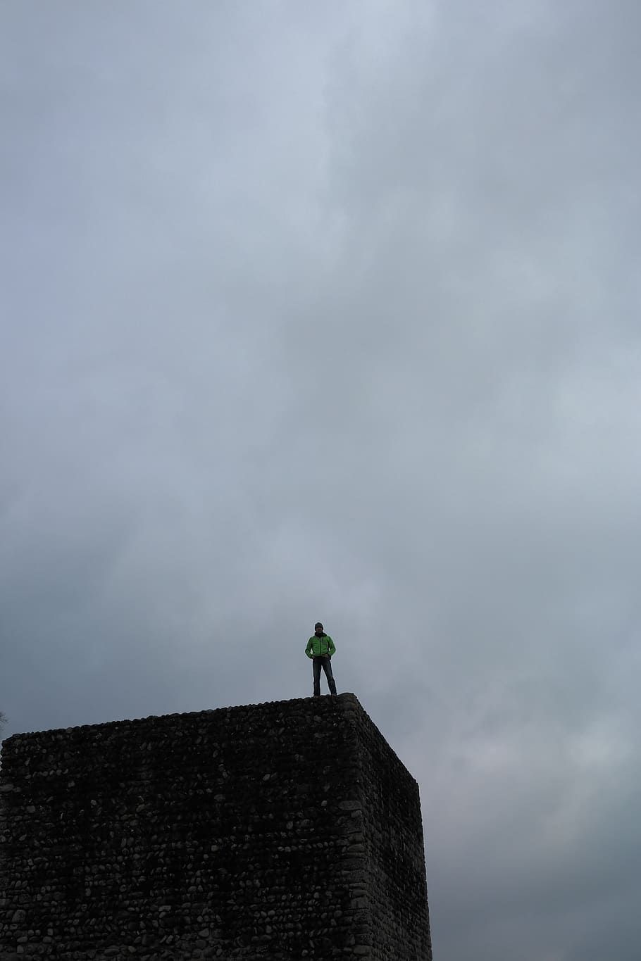 tower, dark, gloomy, even, castle, kastell irgenhausen, roman fort HD wallpaper