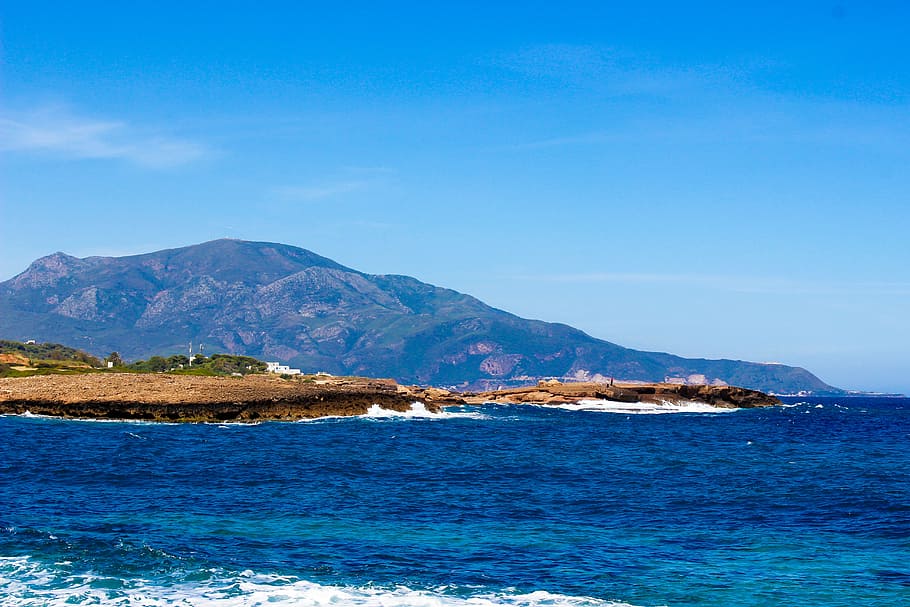 wilay, tipaza, algeir, water, sea, scenics - nature, blue, sky