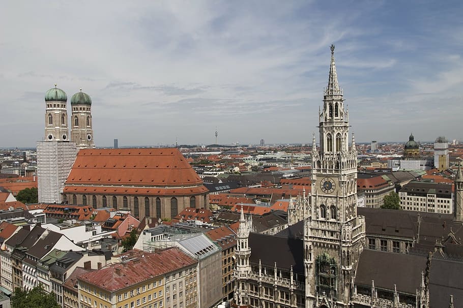 Bavaria, germany, munchen, munich, architecture, cityscape HD wallpaper