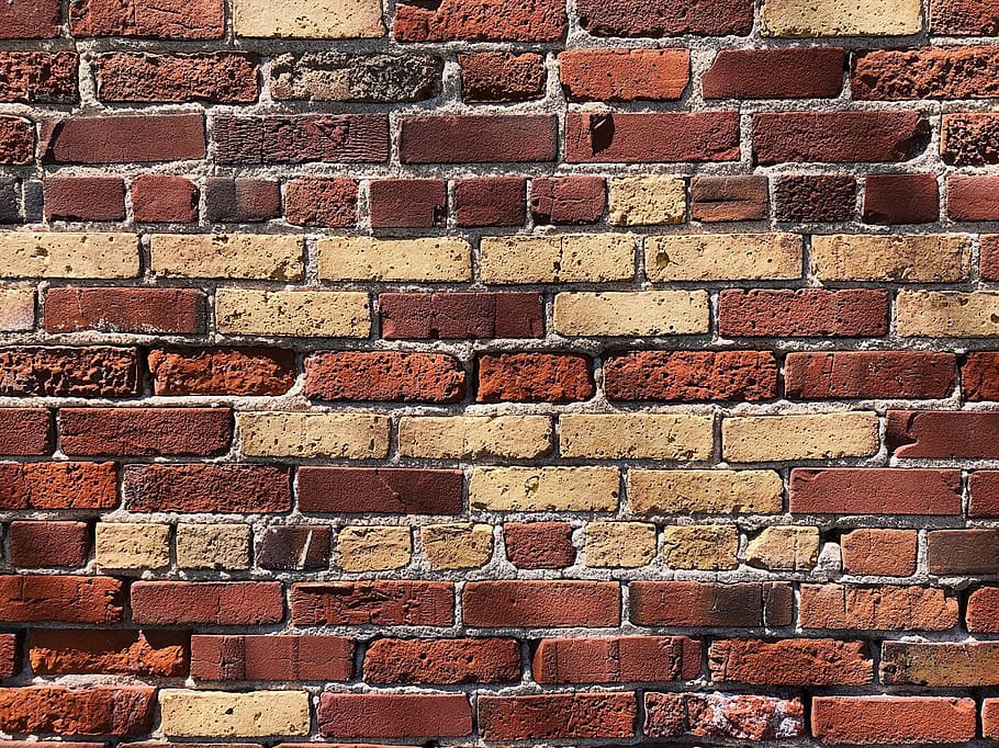 brick, wall, texture, masonry, architecture, mortar, building HD wallpaper