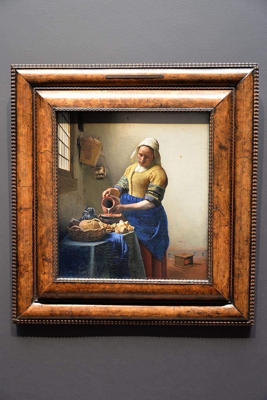 vermeer, dairy, painting, light, golden age, holland, masters of light, HD wallpaper
