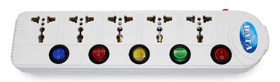 power plug, power outlet, white background, technology, in a row HD wallpaper
