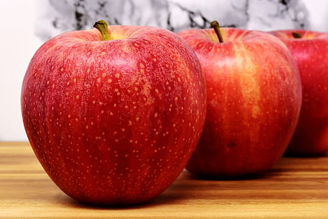 red apples, fruit, fruits, vitamins, delicious, healthy, sweet HD wallpaper