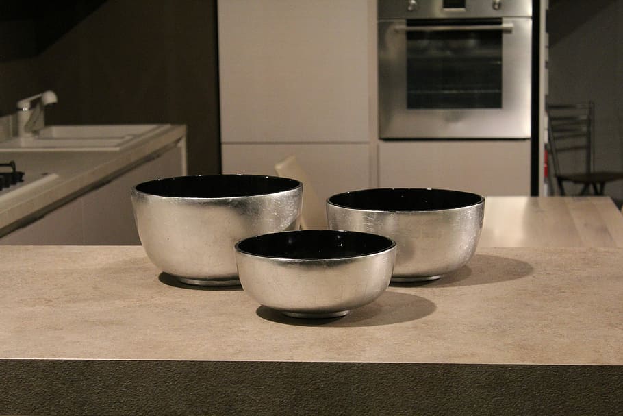 Tableware, Pots, Kitchen, Cook, cooking tools, frying pans HD wallpaper