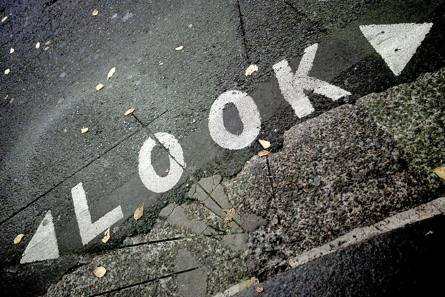 look, signs, warning, message, attention, caution, information HD wallpaper