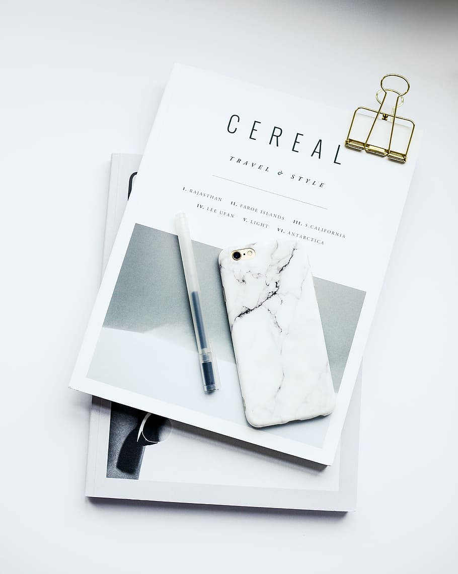 Cereal Prayer and Style book, phone, mobile home, pen, magazine HD wallpaper