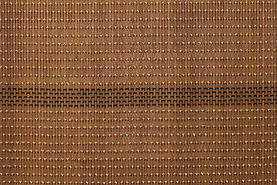 brown cloth, backdrop, background, bamboo, black, carpet, close up, HD wallpaper