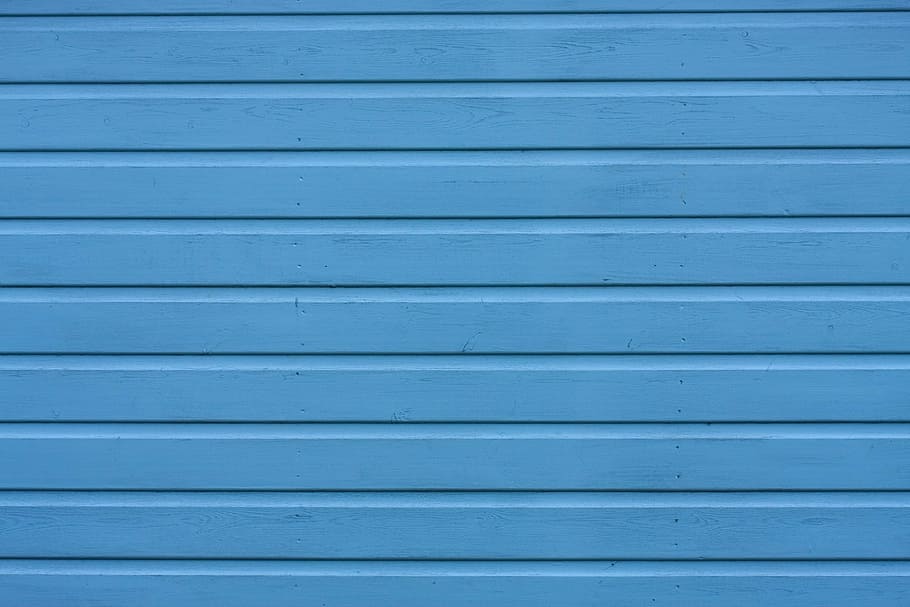 gray wooden surface, blue, slats, painted, background, texture, HD wallpaper