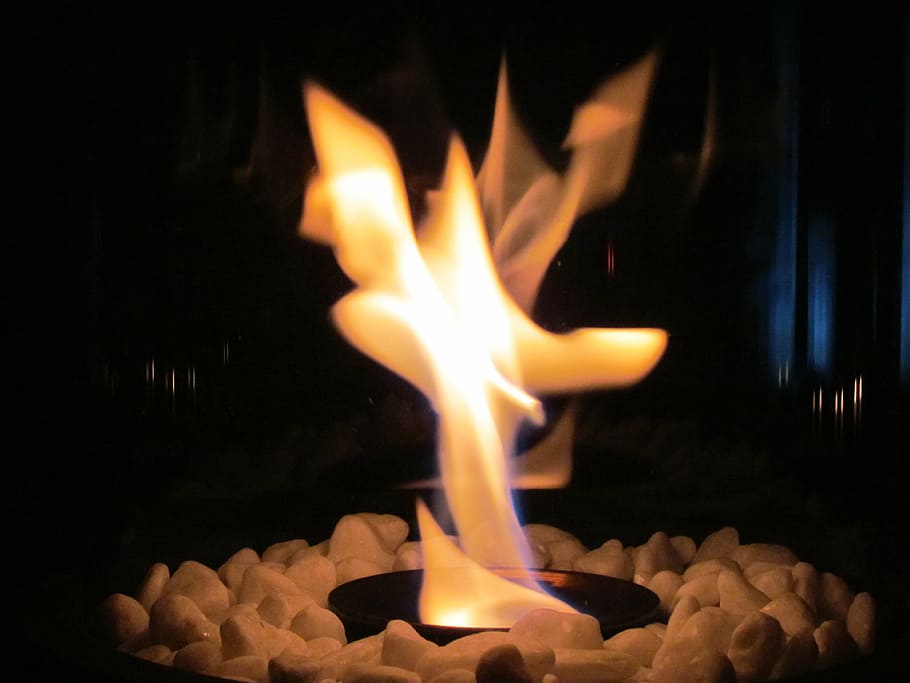 fire, hell, flame, yellow, light, hot, burning, fire - natural phenomenon HD wallpaper