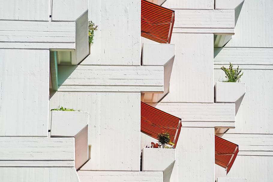 white, brown, and green digital wallpaper, architecture, facade HD wallpaper