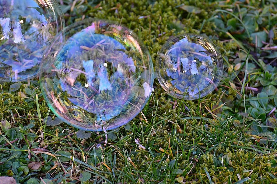 Soap Bubbles, Colorful, Balls, soapy water, make soap bubbles HD wallpaper