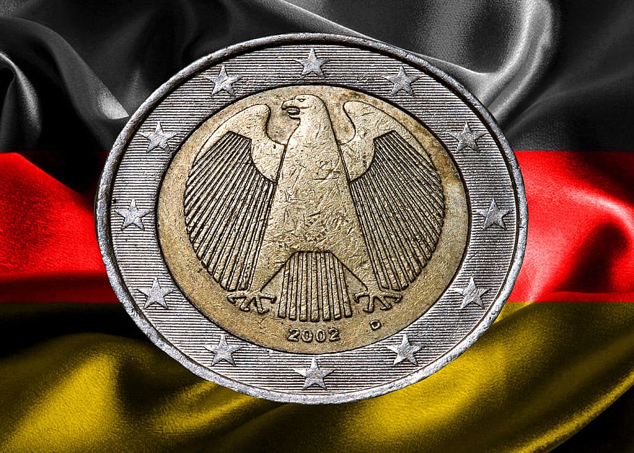 flag, germany, euro, policy, federal eagle, adler, close-up, HD wallpaper