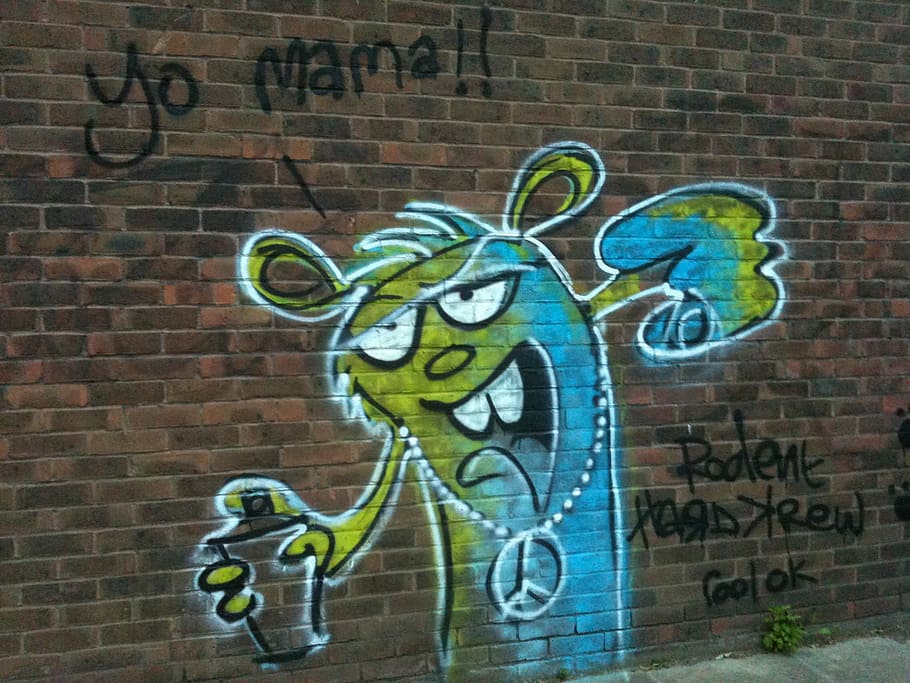 Graffiti, London, Grunge, City, urban, paint, wall, artistic