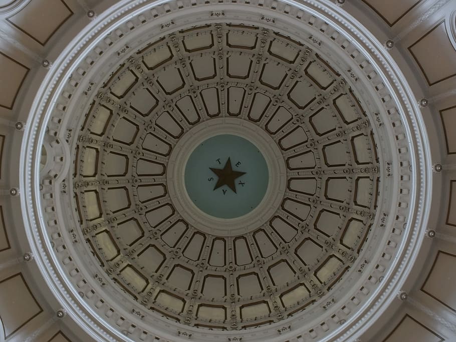 Texas, Star, Capitol, Dome, lone, architecture, building, indoors HD wallpaper