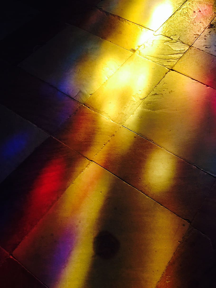 light, shadow, church window, sand stone, colorful, faith, farbenspiel HD wallpaper