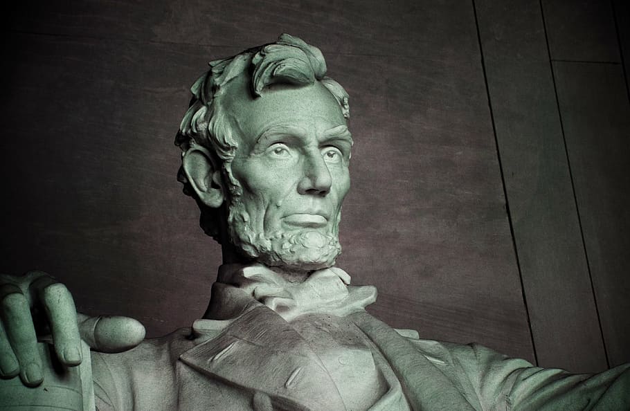 Abraham LinColn statue, lincoln memorial, washington dc, president, HD wallpaper