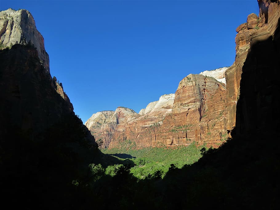 mountains, dramatic, landscape, utah, hiking, rock, sky, rock - object HD wallpaper