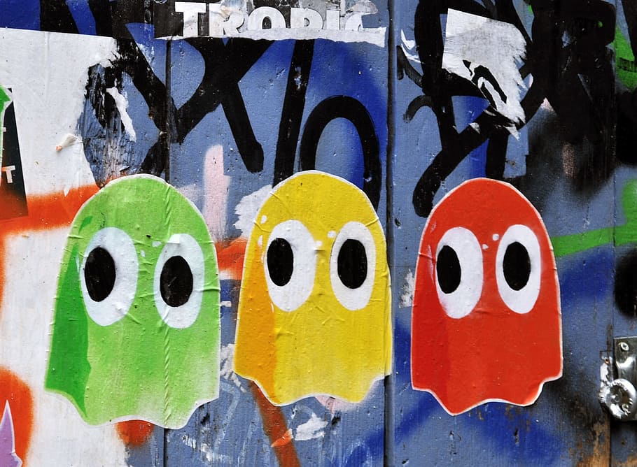 Street Art, Art, Graffiti, Berlin, Mural, sprayer, multi colored HD wallpaper