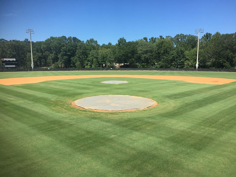 baseball, baseball field, baseball diamond, infield, sport HD wallpaper
