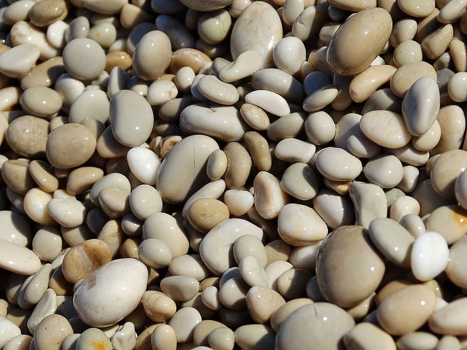 stones, pebbles, sea, texture, large group of objects, full frame HD wallpaper