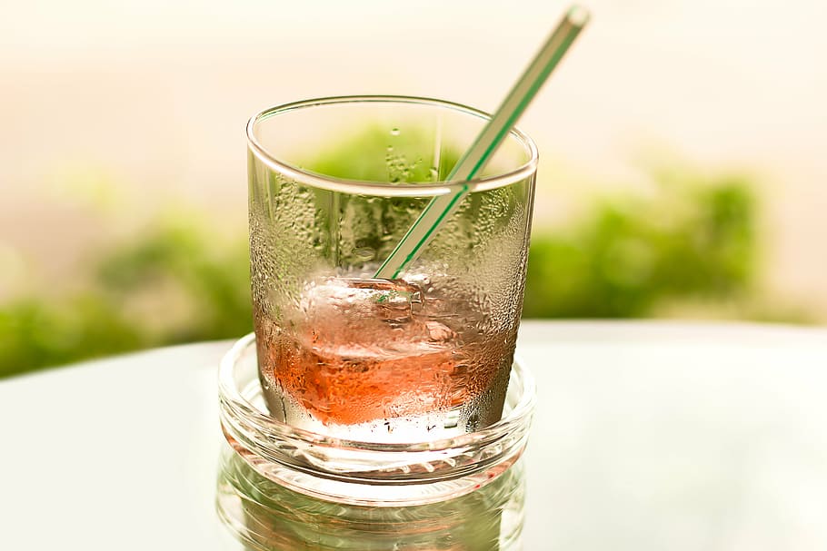 red juice on clear glass cup, background, beverage, clean, closeup HD wallpaper