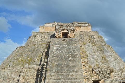 Pyramid, Mexico, Maya, Architecture, uxmal, aztec, sun, tourism HD wallpaper