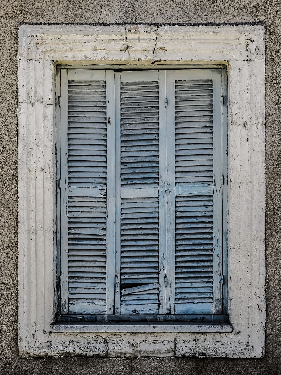 window, wooden, old, aged, weathered, architecture, decay, athienou HD wallpaper