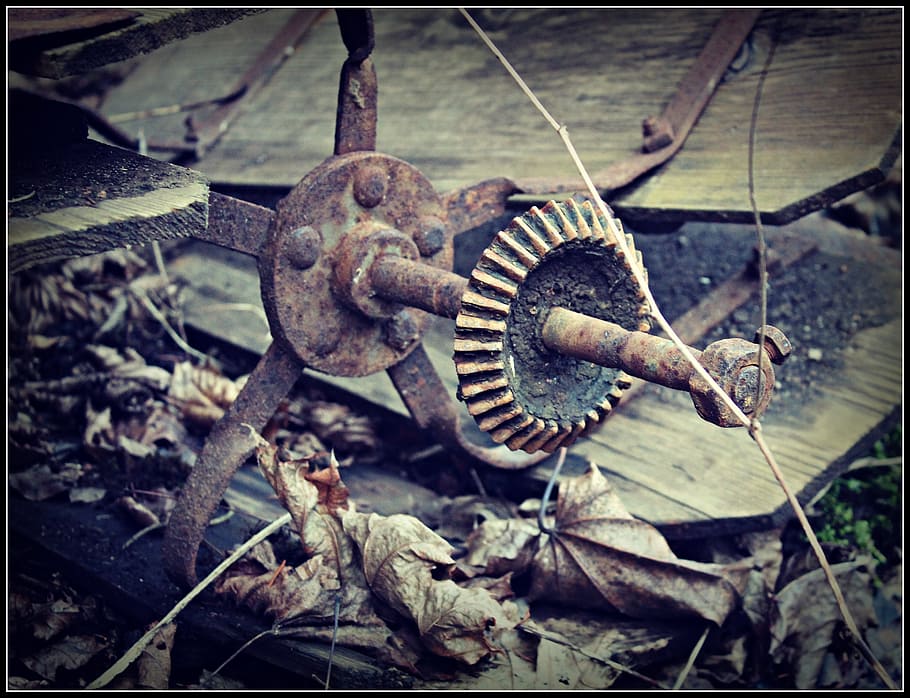 screw, old, round, metal, no people, abandoned, close-up, rusty HD wallpaper