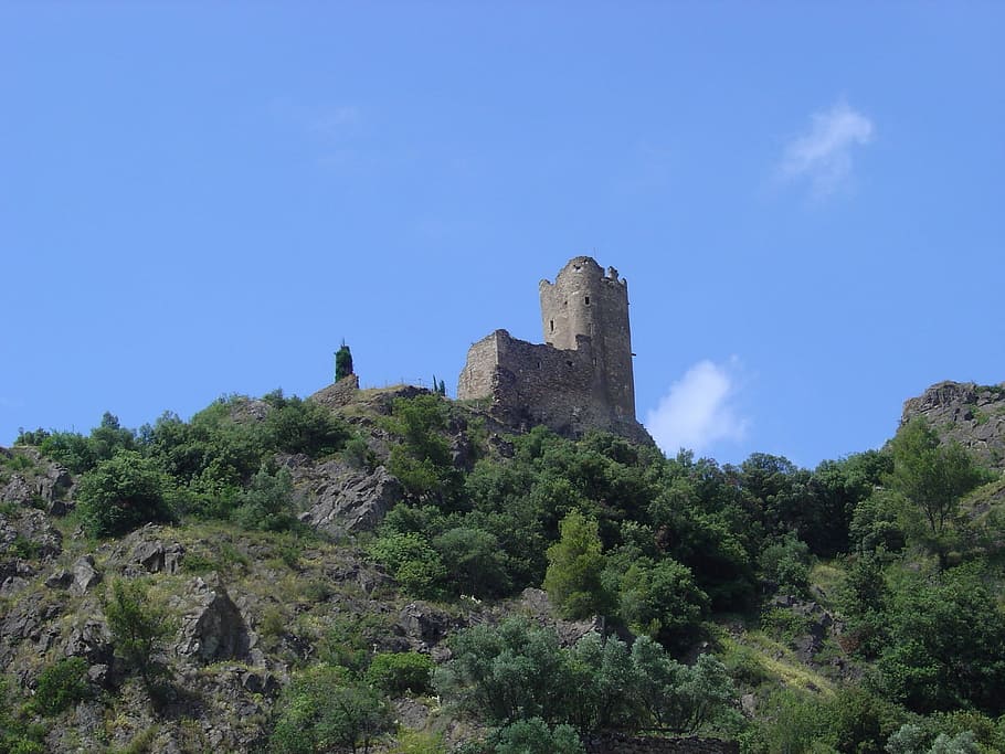 Cathar, Country, Castle, France, cathar country, south, cathar castle, HD wallpaper