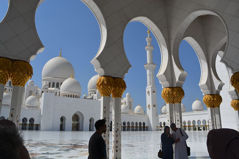 abu dhabi, mosque, sheikh zayed, dubai, tour, architecture HD wallpaper