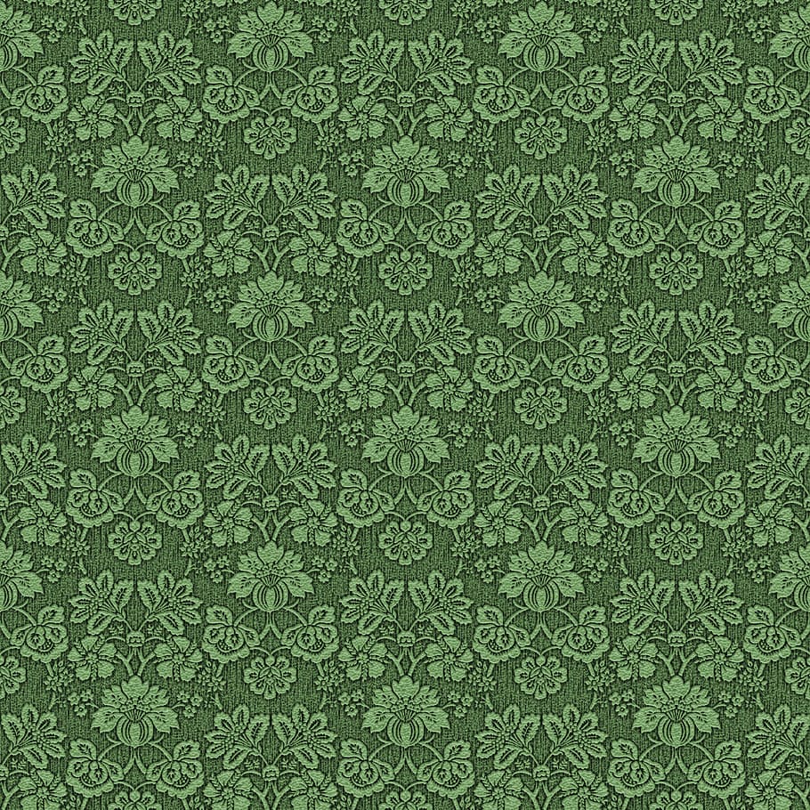 HD wallpaper: green floral illustration, damask, pattern, victorian,  vintage | Wallpaper Flare