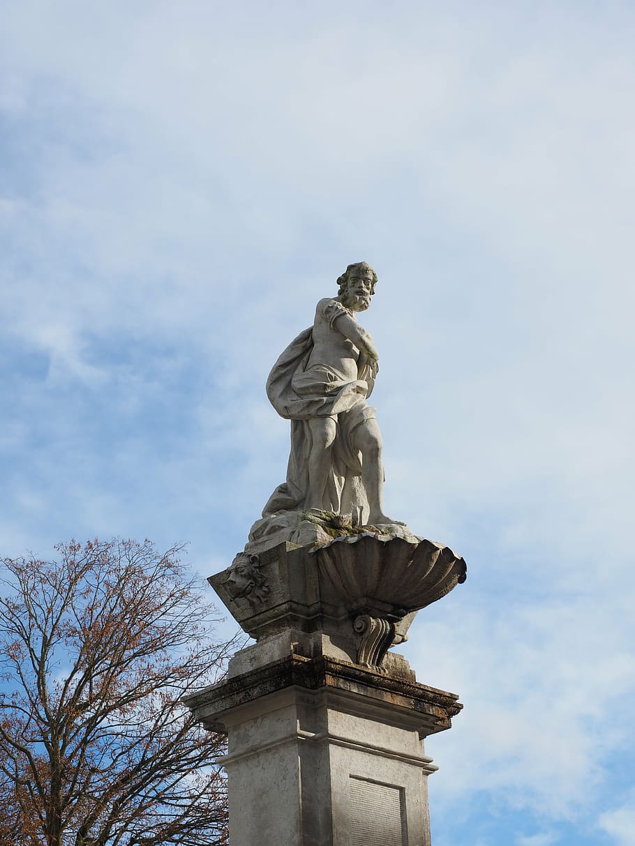 statue, solothurn, figure, samson fountain, gedeon fountain, HD wallpaper
