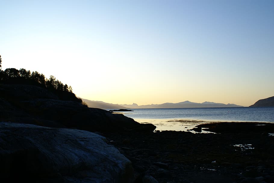 ofoten, narvik, low tide, sky, water, beauty in nature, scenics - nature HD wallpaper