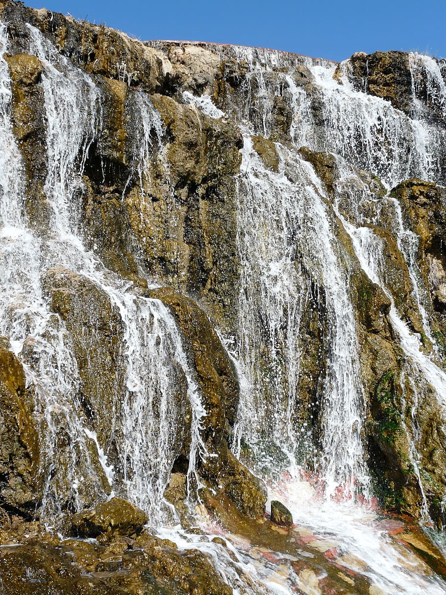 Waterfall, Bach, Murmur, upper düden waterfall, duden park HD wallpaper