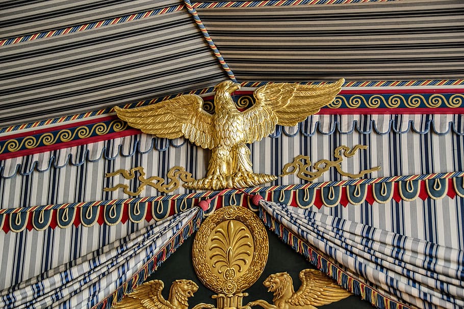 Standard, Napoleon, Malmaison, Decor, paris, wall decoration HD wallpaper