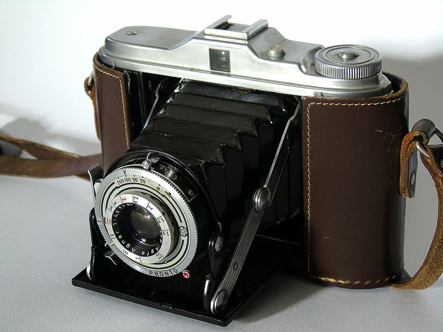 agfa, isolette, photo camera, photograph, old, nostalgia, photography HD wallpaper