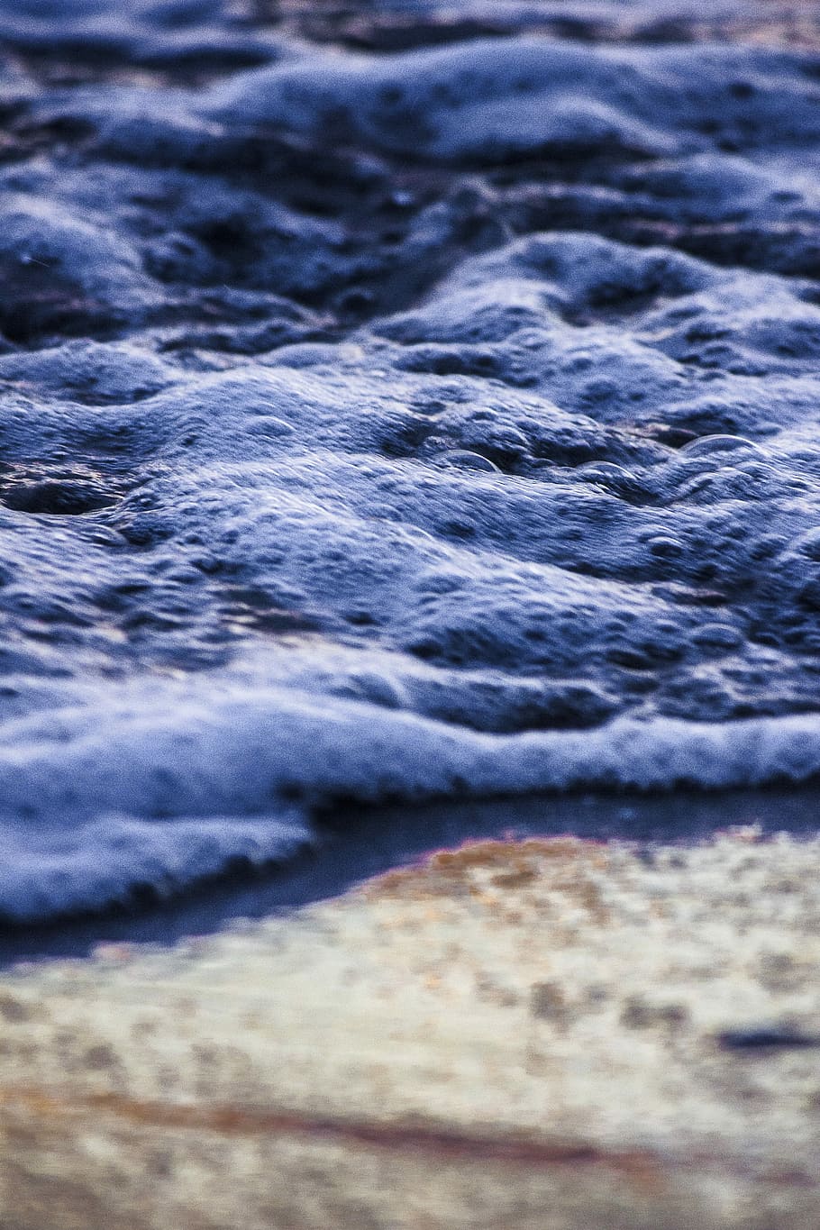Texture, Water, Sunset, Sea, Foam, wave, nature, no people HD wallpaper
