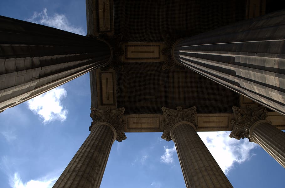 Columnar, Antique, Temple, Temple, Building, ruin, roman, history HD wallpaper