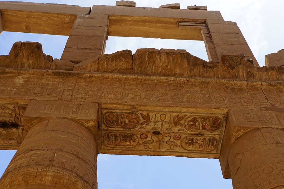 egypt, luxor, temple, architecture, the past, history, travel destinations HD wallpaper