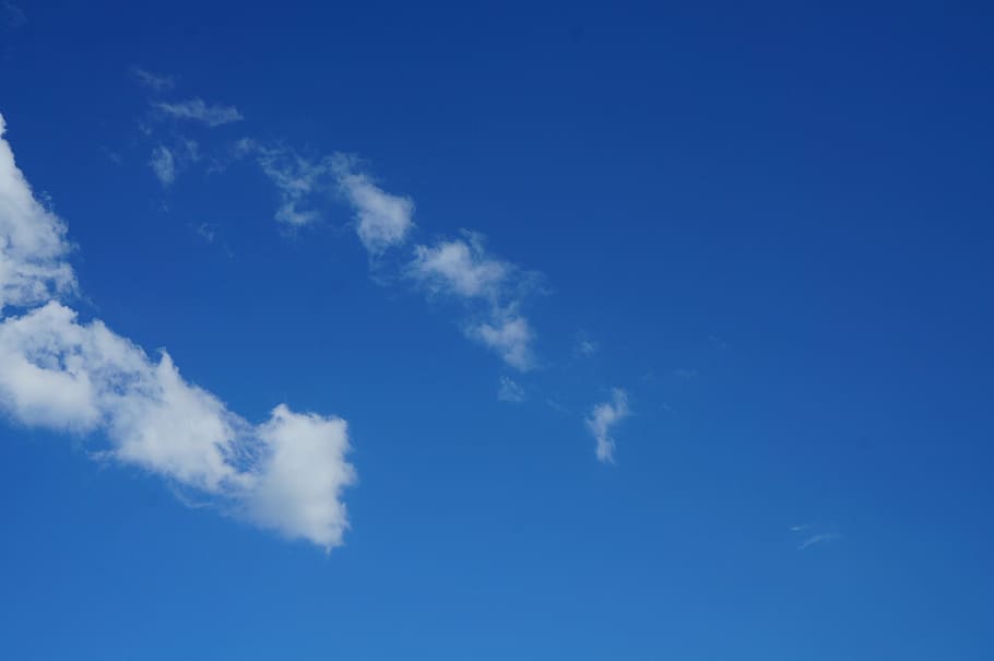 sky, cloud, clouds, blue sky, day, of course, nature, weather HD wallpaper