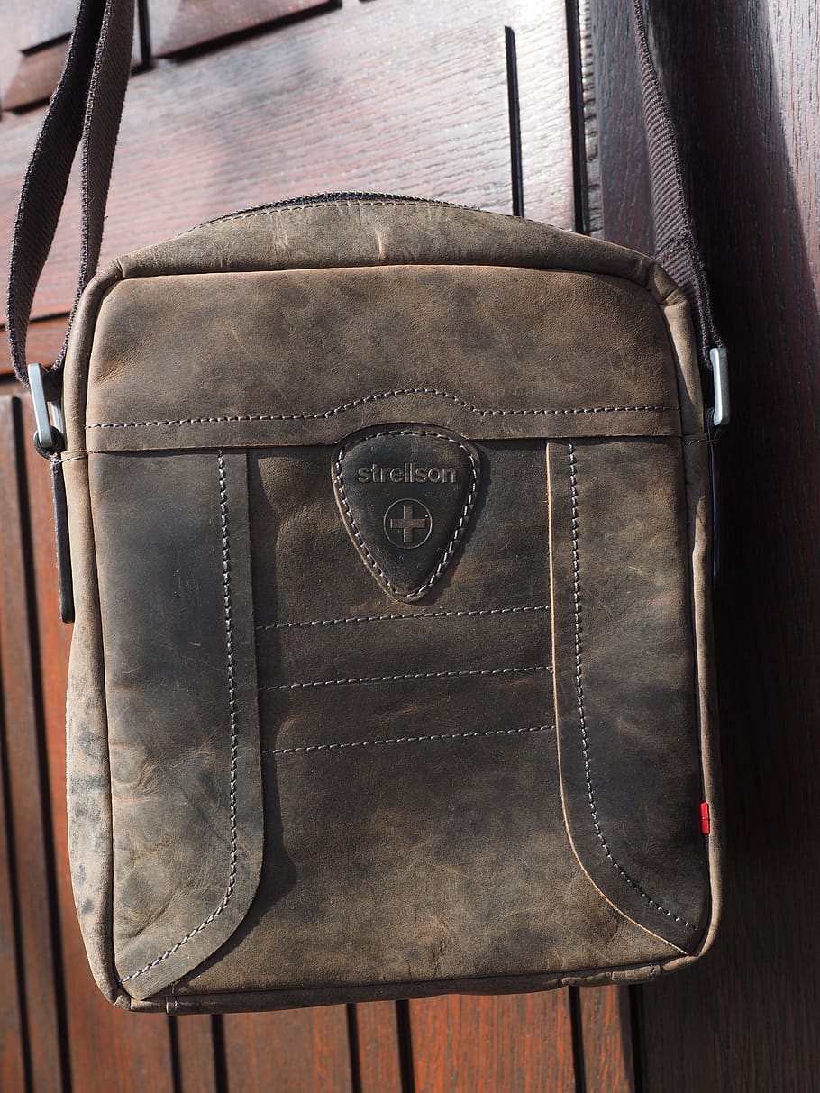bag, leather case, strellson, no people, indoors, close-up HD wallpaper