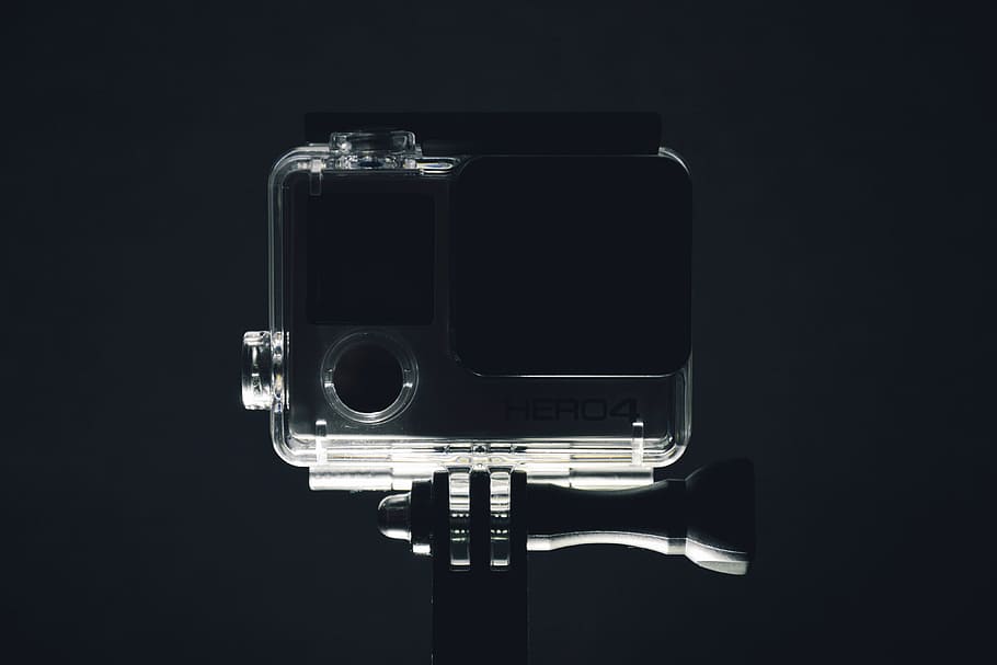 GoPro camera, technology, camera - Photographic Equipment, black Color