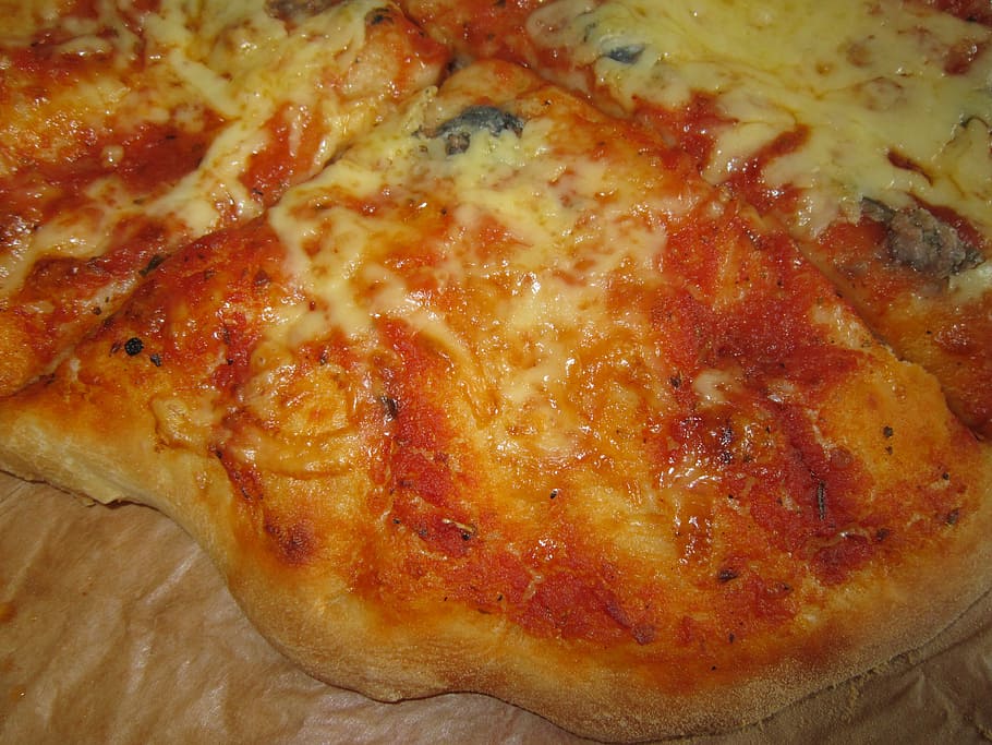 pizza, bake, eat, food, delicious, cheese, preparation, pizza maker HD wallpaper