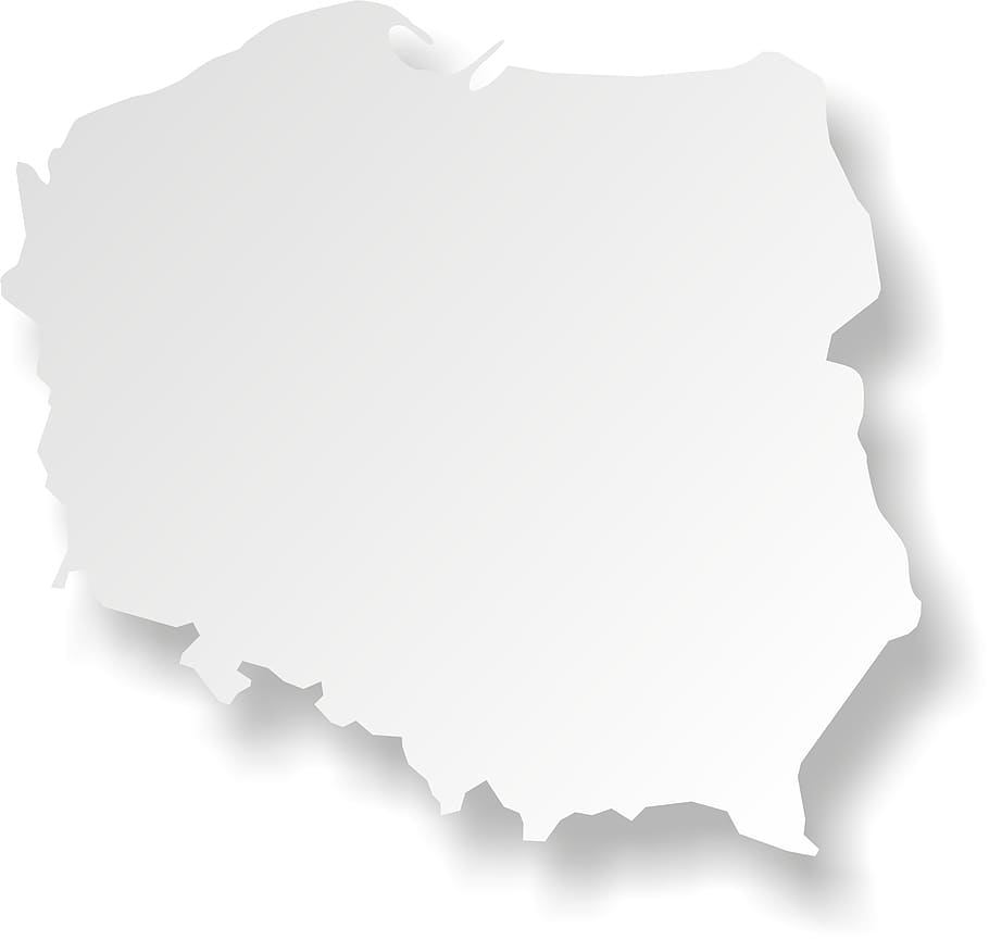 white paper, poland, map, maps, the outline of the, country, the union