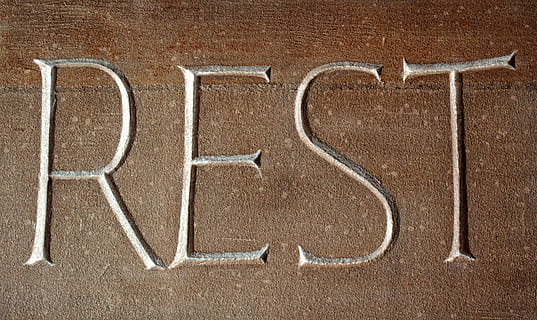 rest text, relax, recovery, relaxation, pause, wait, inscription HD wallpaper