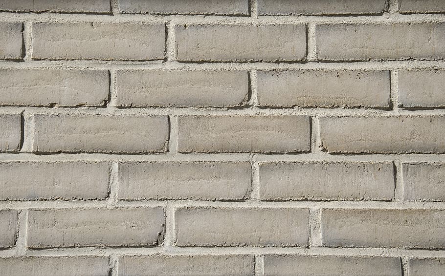 wall, bricks, texture, pattern, masonry, mortar, white, structure HD wallpaper